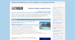 Desktop Screenshot of budapestszallas.com